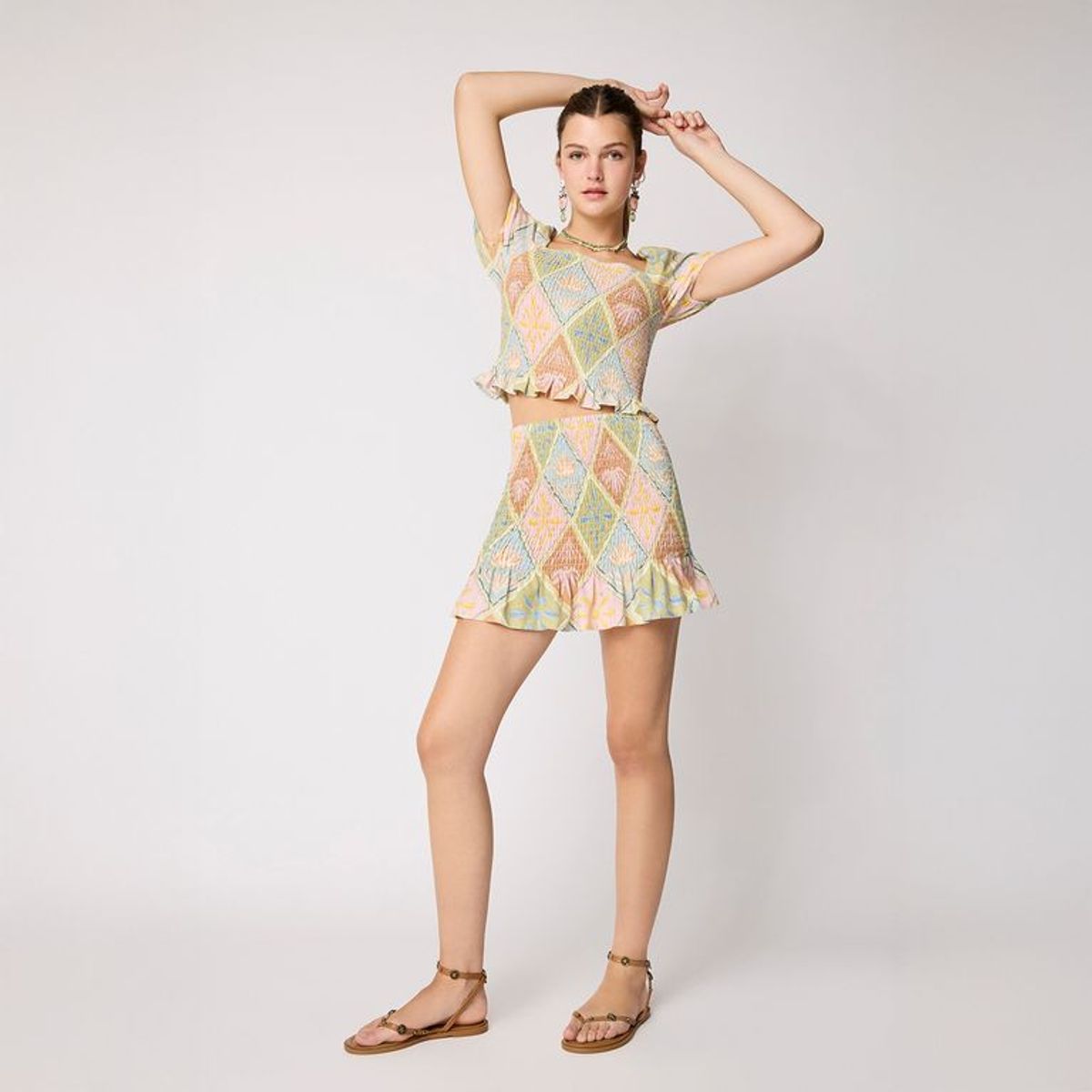 SYBILLA - Falda Mini Mujer con Estampado Sybilla