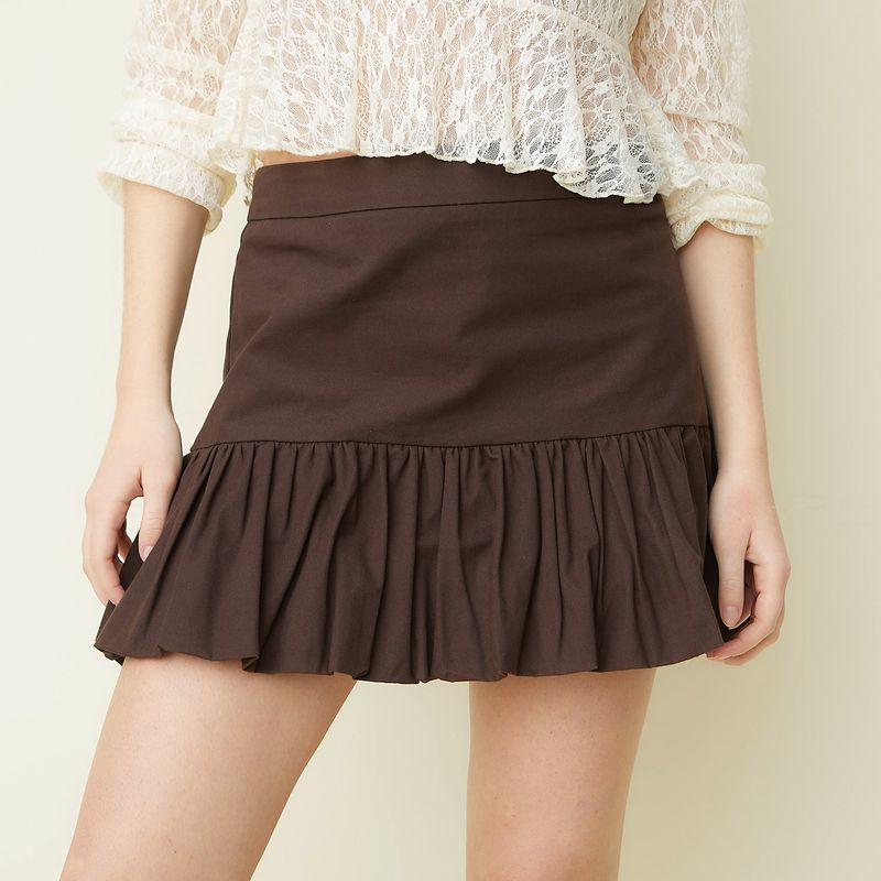 SYBILLA - Falda Mini Mujer de Algodón Sybilla