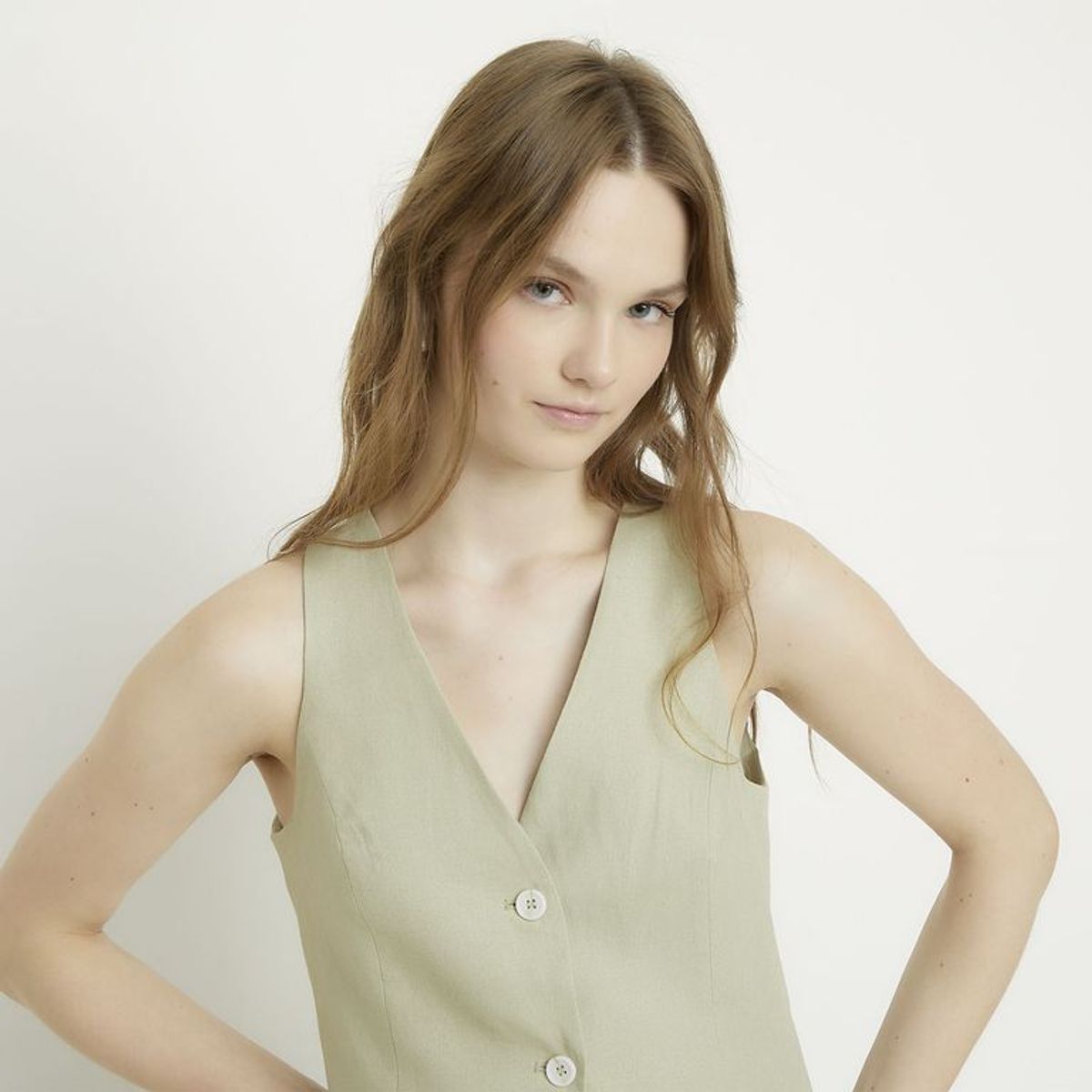 SYBILLA - Blusa Mujer Sin mangas Sybilla