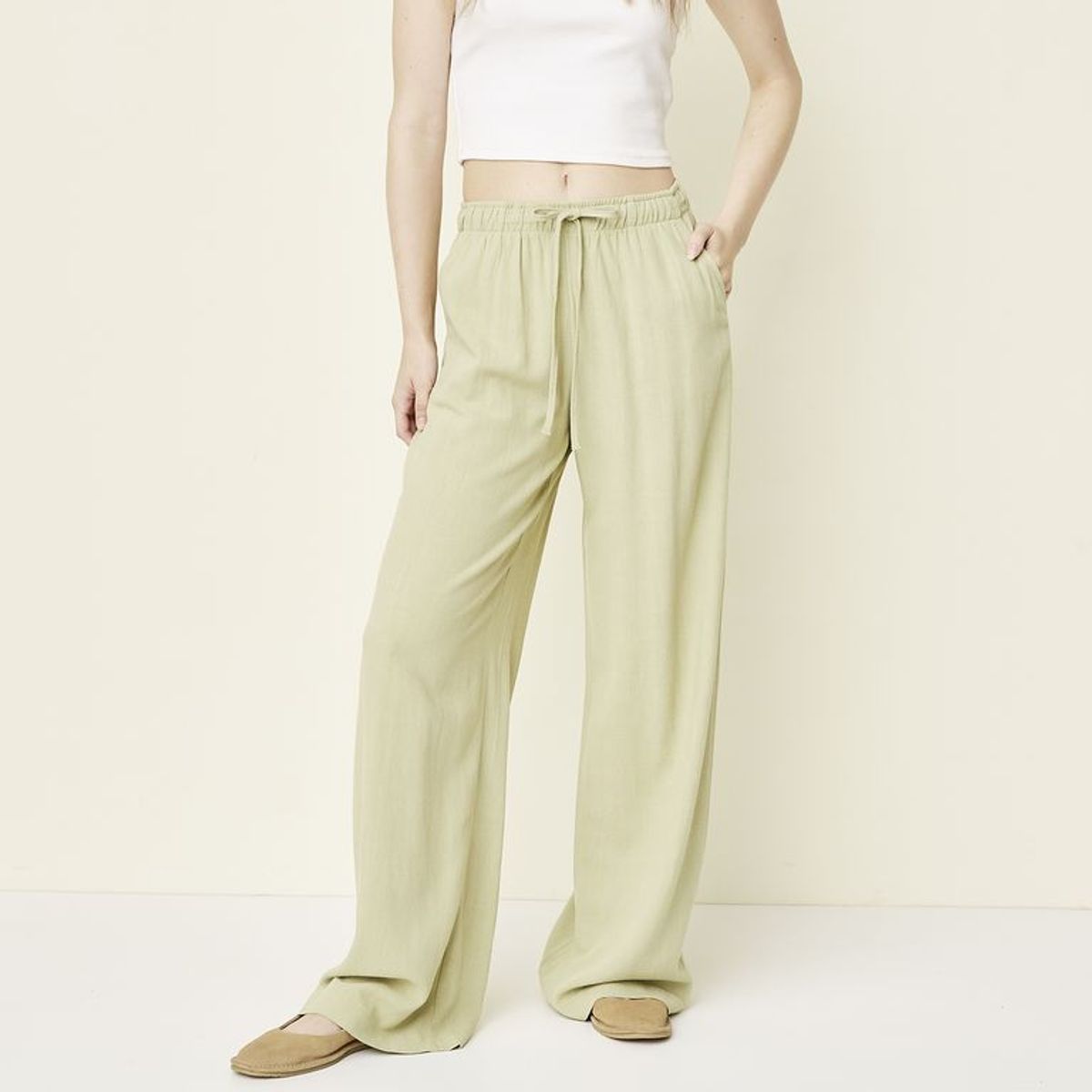 SYBILLA - Pantalón Recto Mujer Tiro medio Sybilla