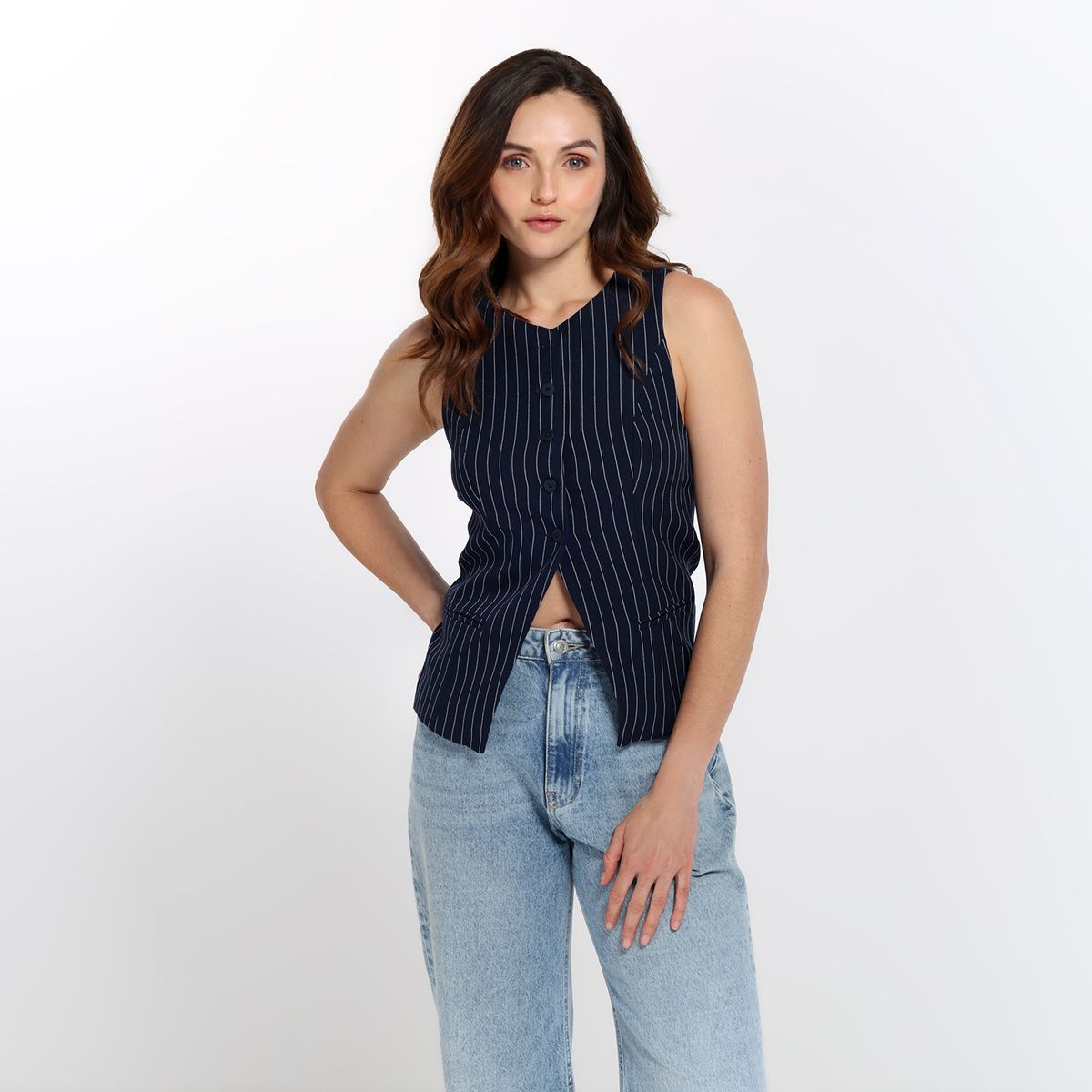 SYBILLA - Blusa Mujer Sin mangas Sybilla