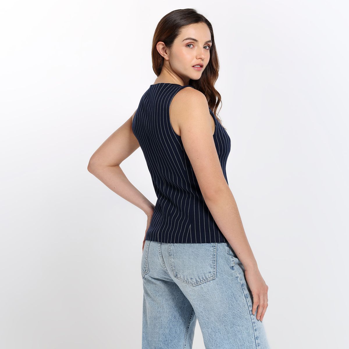 SYBILLA - Blusa Mujer Sin mangas Sybilla