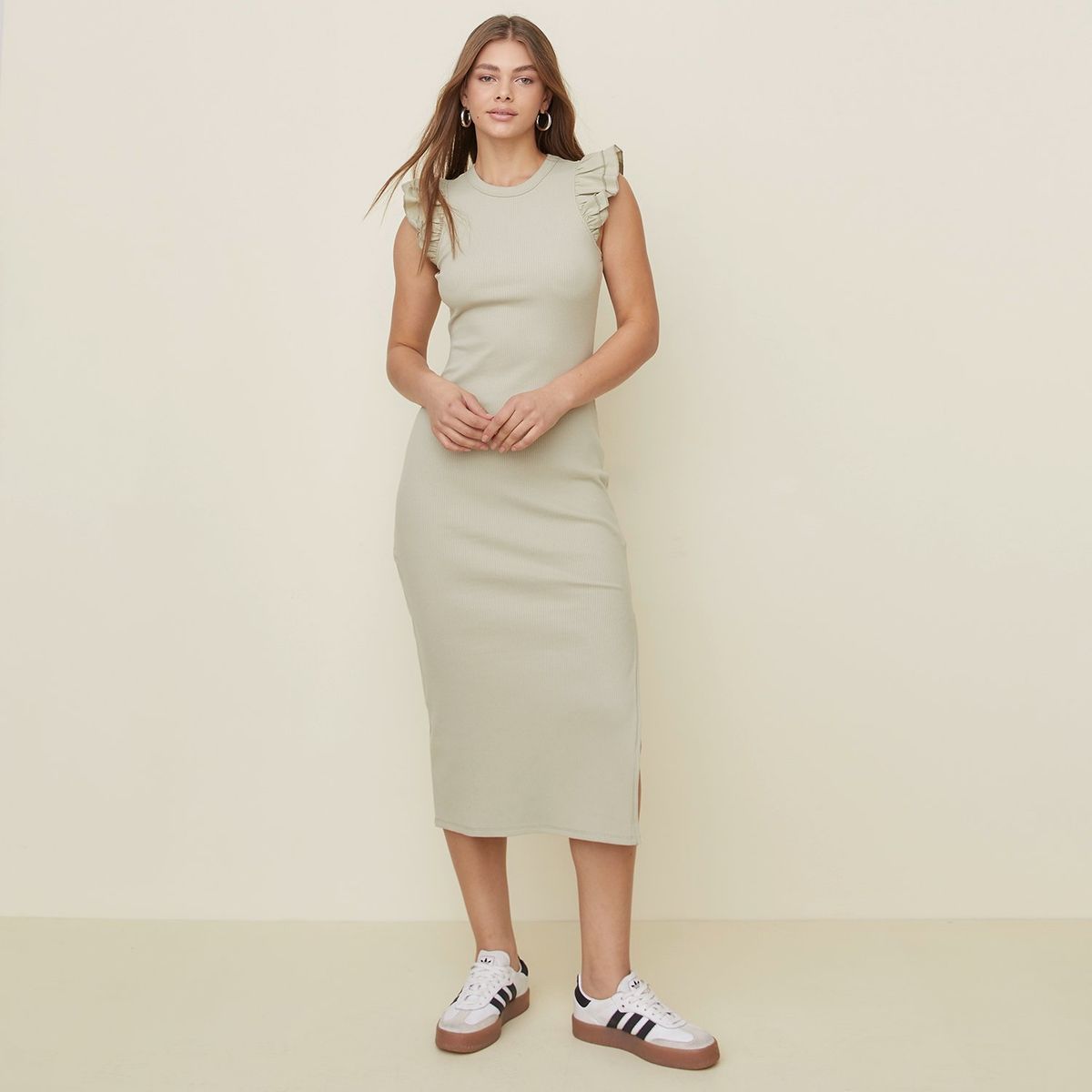 SYBILLA - Vestido Largo Mujer de Algodón Sybilla