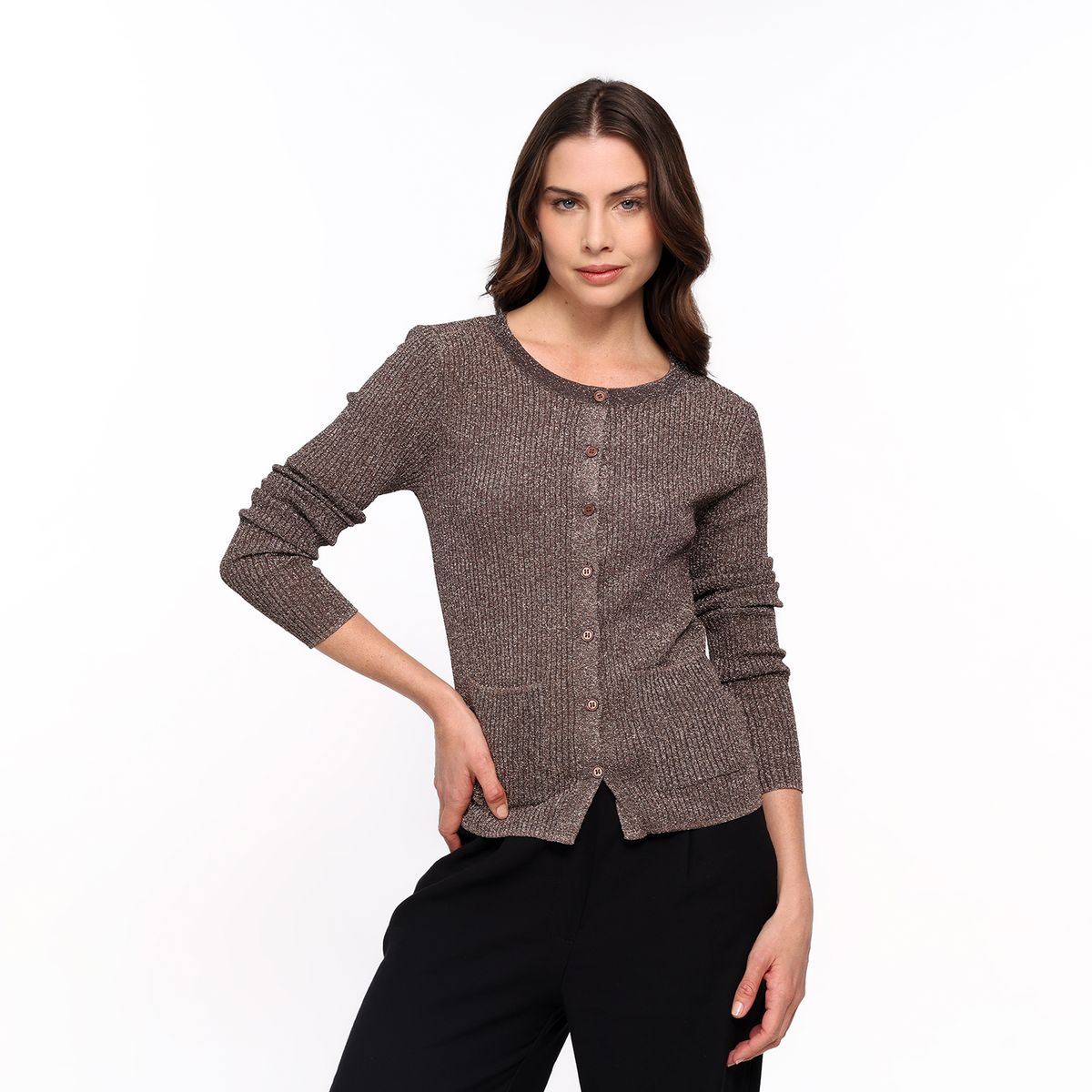 BASEMENT - Cardigan Mujer Slim fit Basement