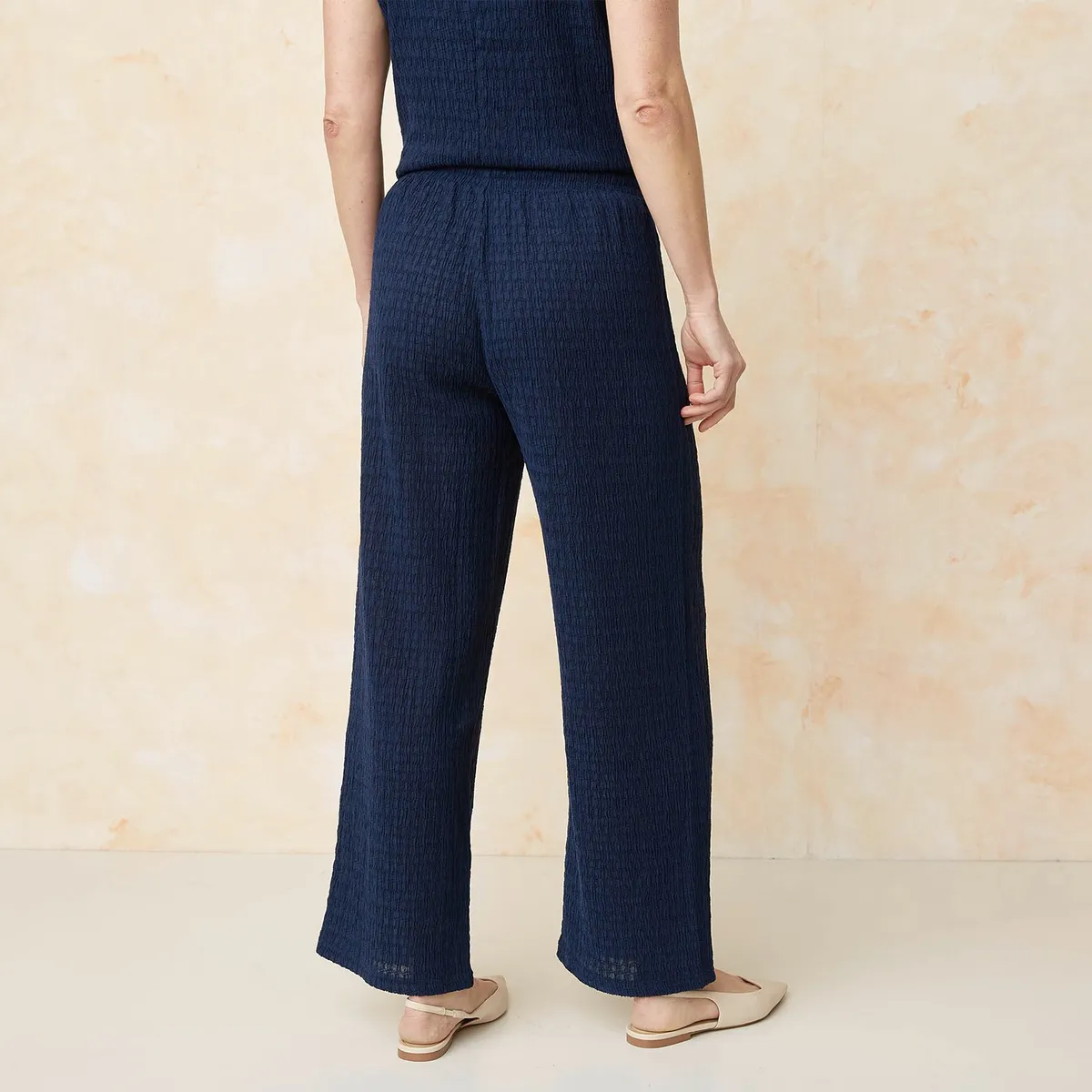 SOUTHLAND - Pantalón Recto Mujer Tiro alto SOUTHLAND
