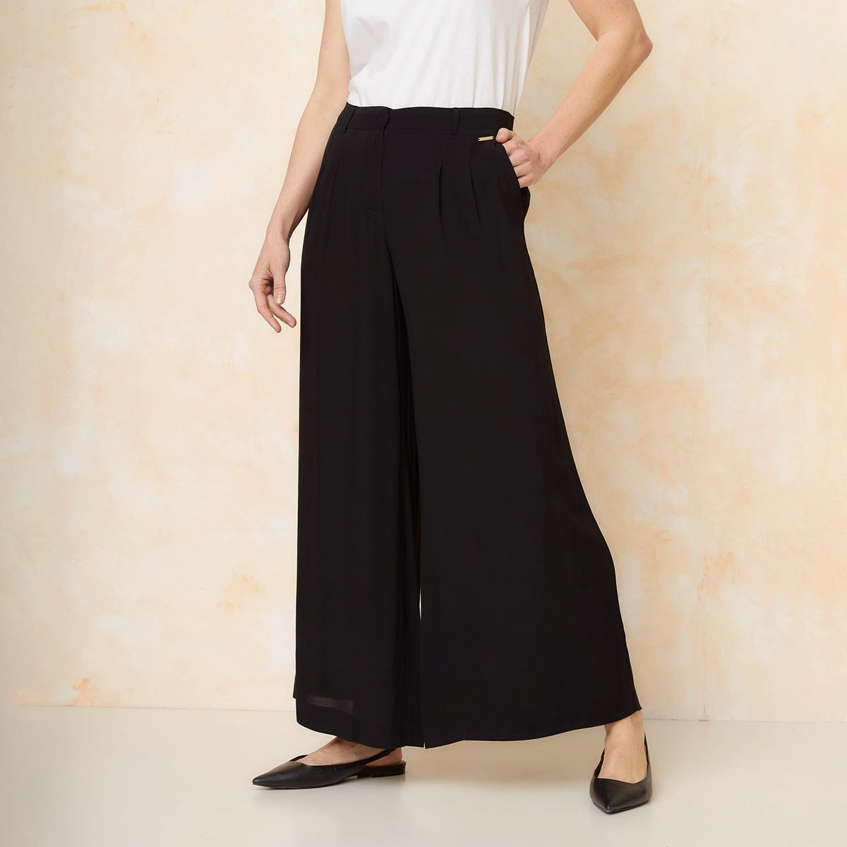 SOUTHLAND - Pantalón Palazzo Mujer Southland