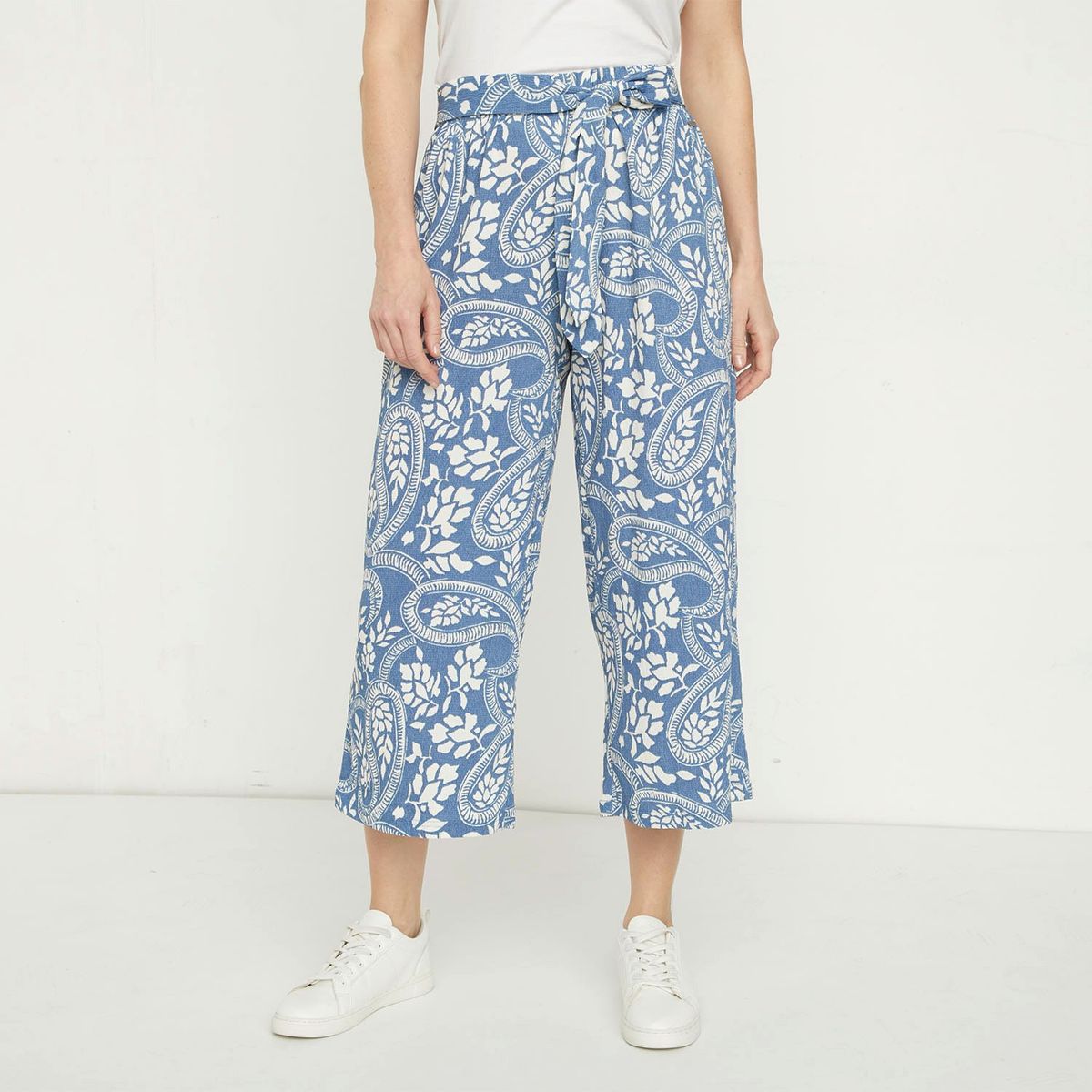 NEWPORT - Pantalón Culotte Mujer Tiro alto Newport