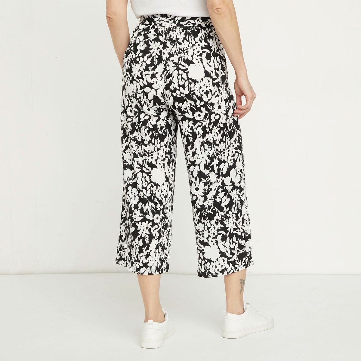 NEWPORT - Pantalón Culotte Mujer Tiro alto Newport