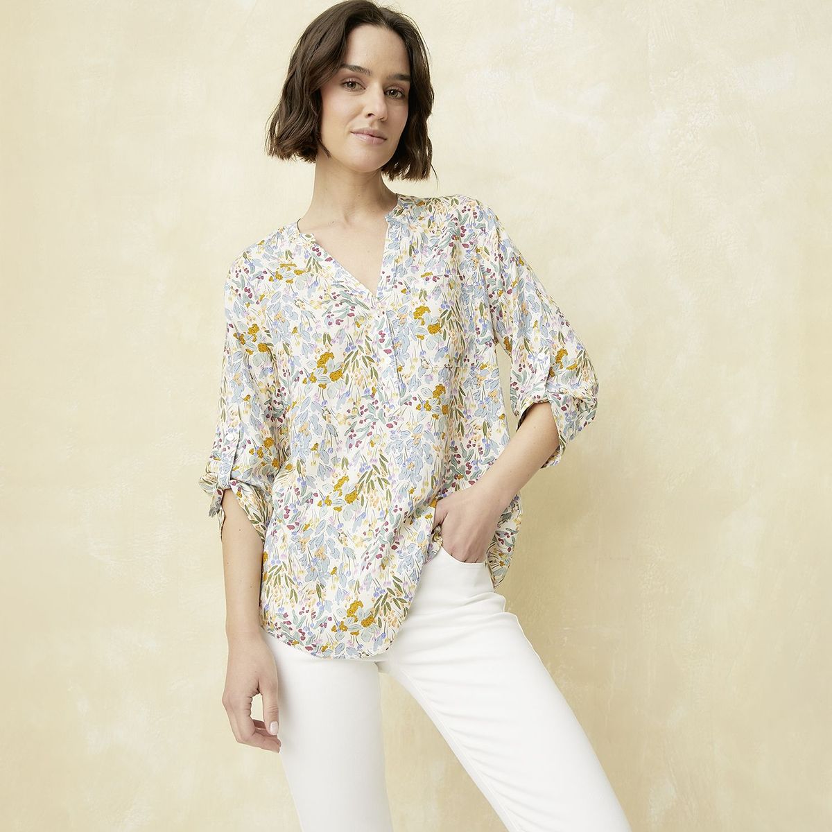 UNIVERSITY CLUB - Blusa Mujer Manga 3/4 University Club