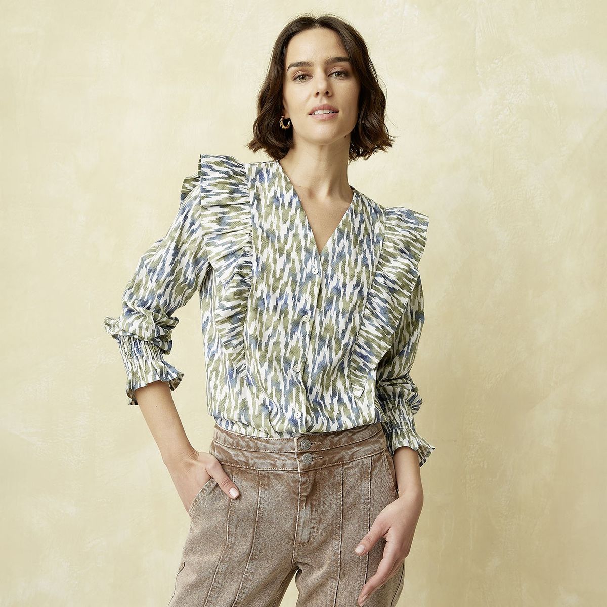 UNIVERSITY CLUB - Blusa Mujer Manga larga de Algodón University Club