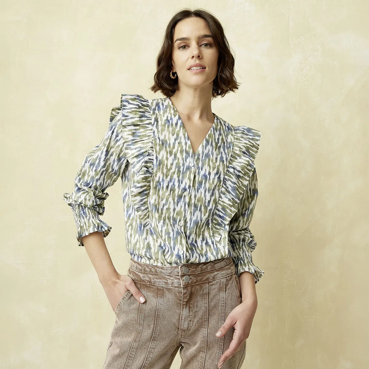 UNIVERSITY CLUB - Blusa Mujer Manga larga de Algodón University Club