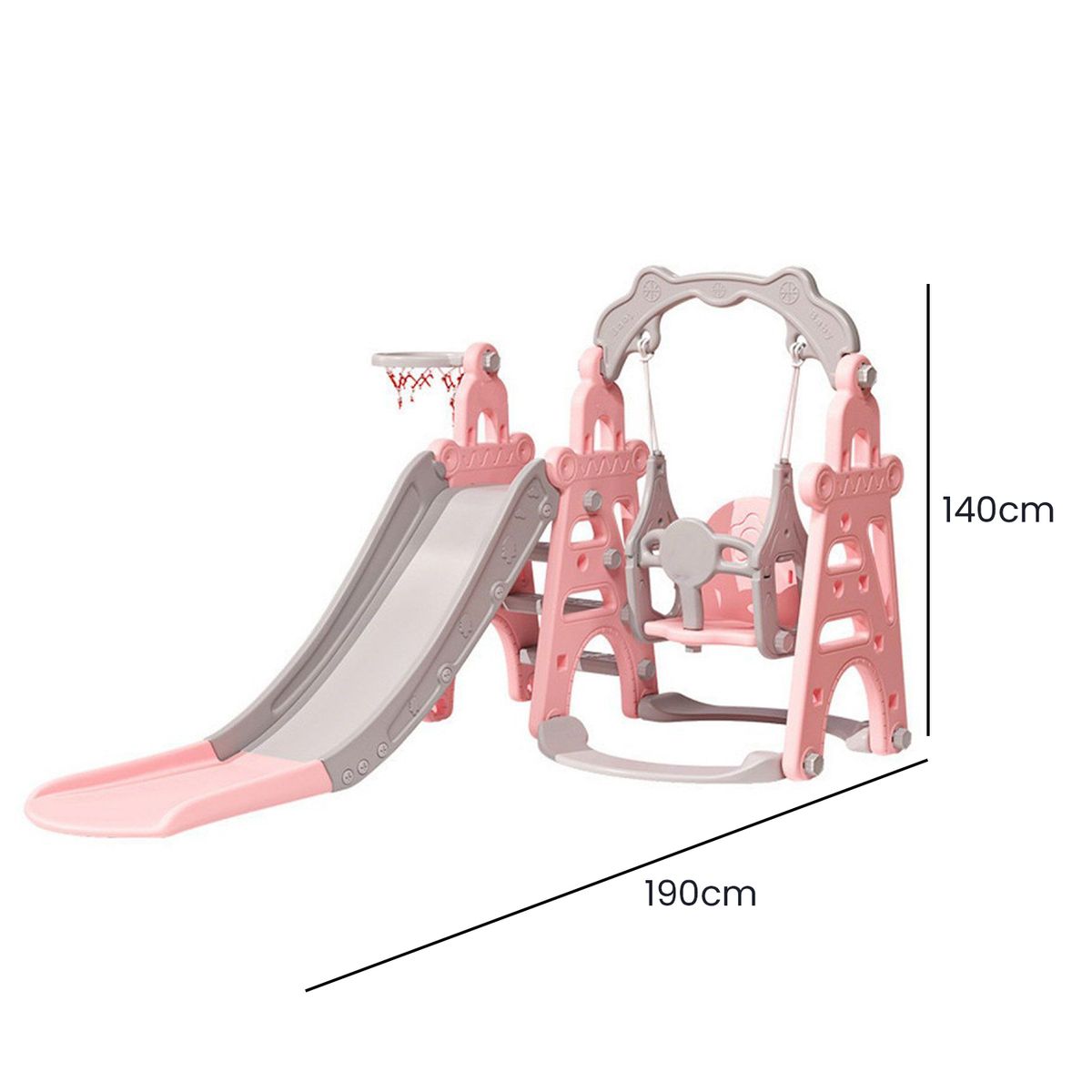 SCOOP - Rodadero para exterior de 140x140x190 cm Incluye culumpio