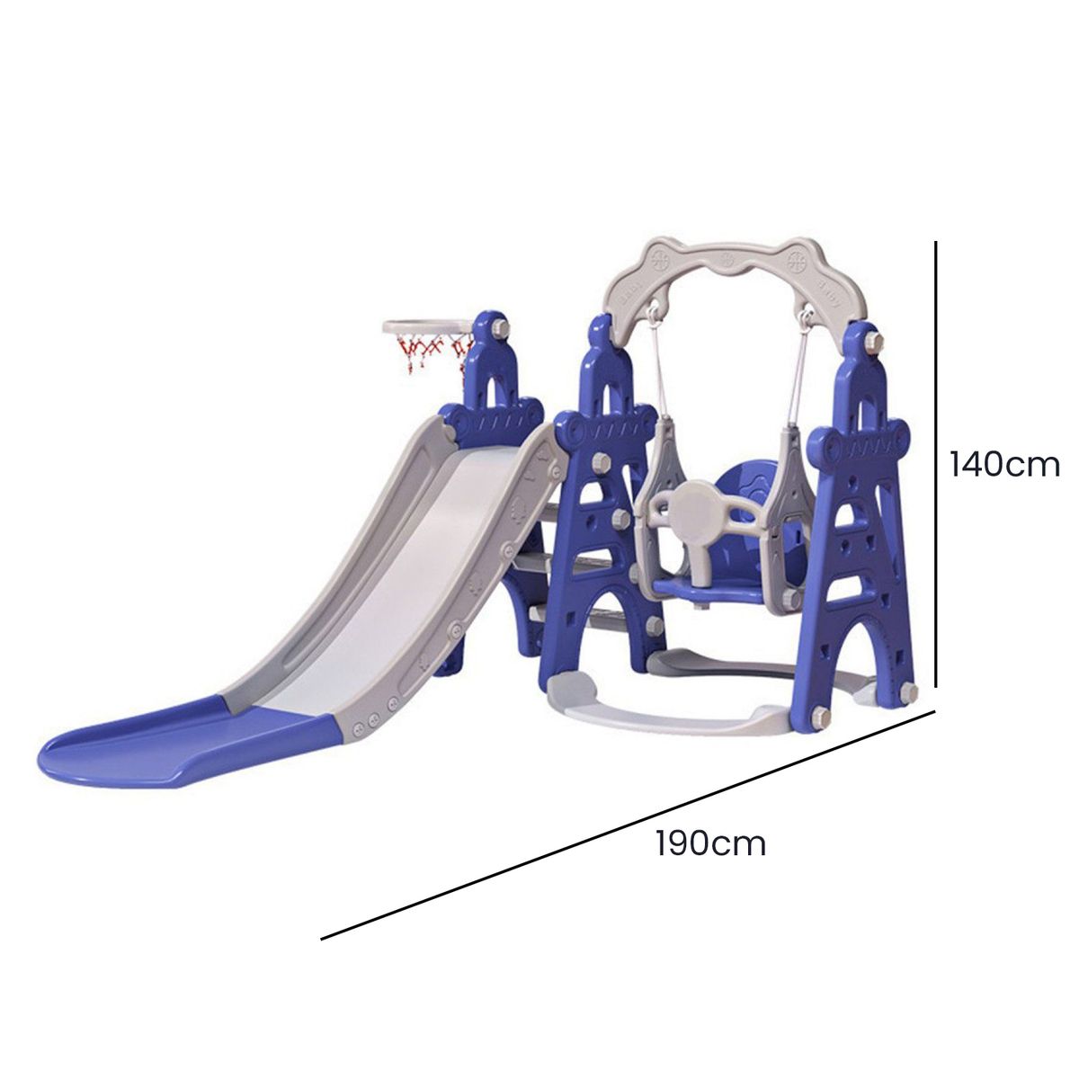 SCOOP - Rodadero para exterior de 140x140x190 cm Incluye culumpio