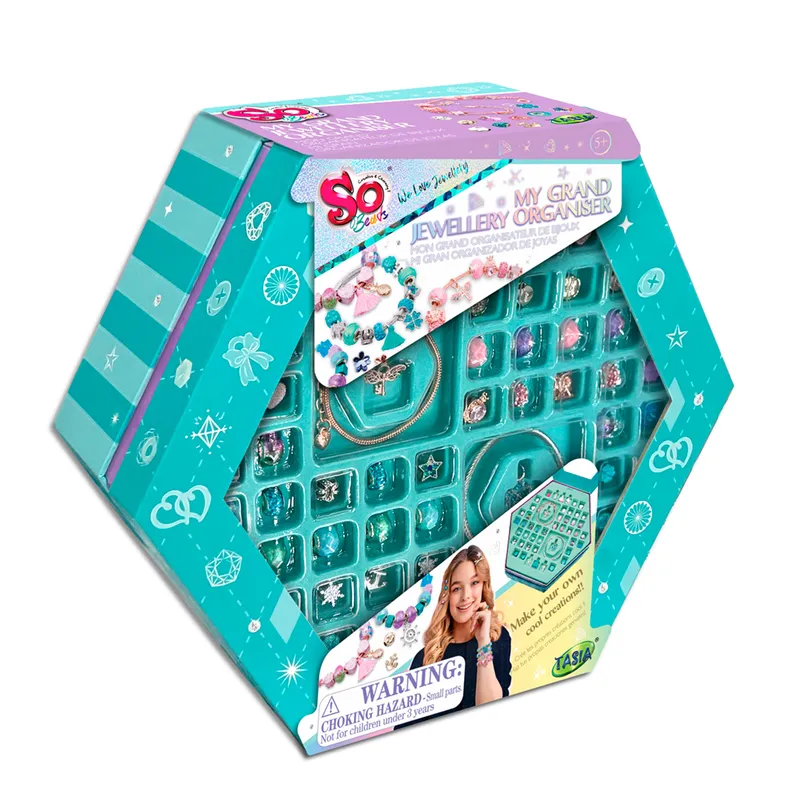 SO BEADS - Set de juegos So Beads: Mi gran organizador de joyas charms