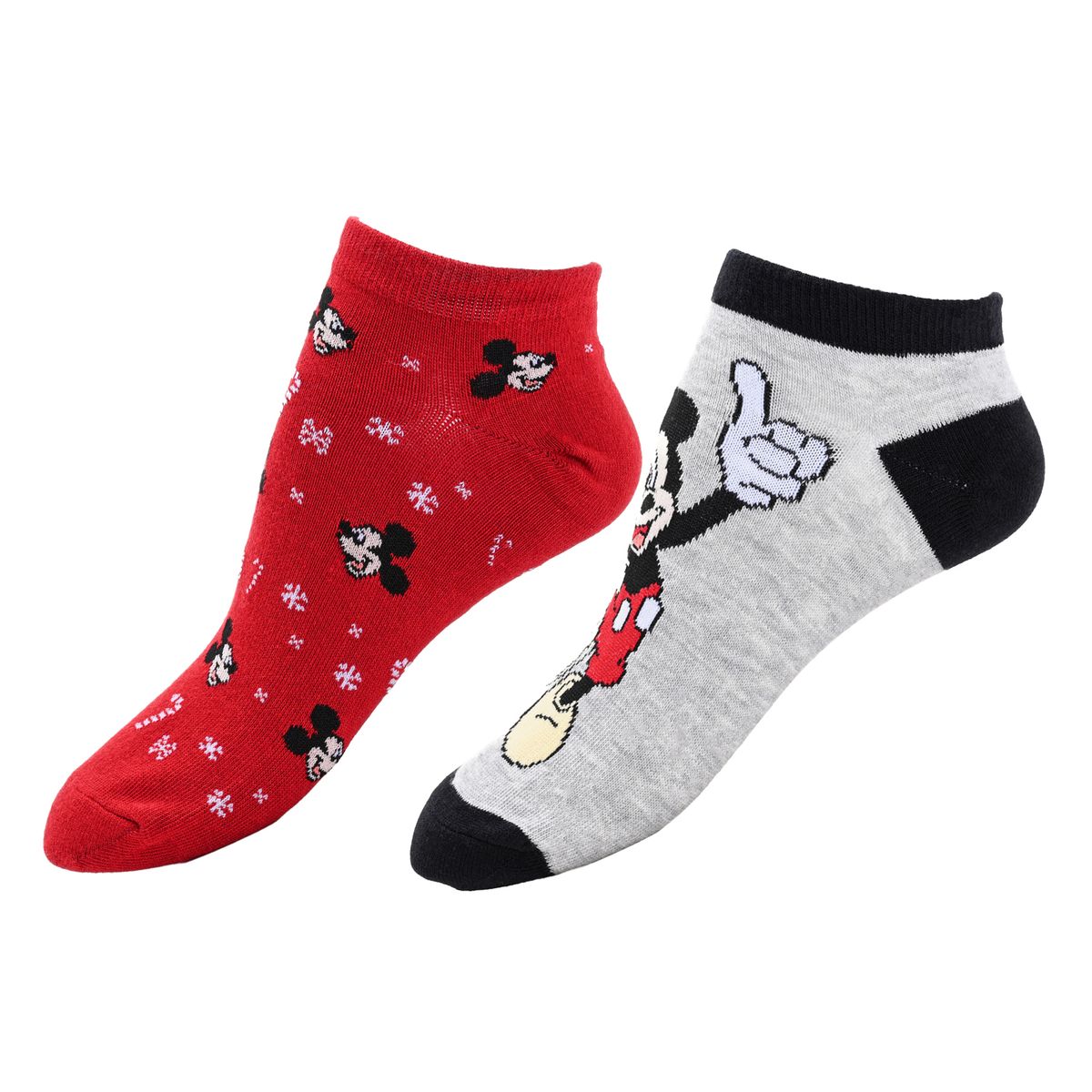 DISNEY - Medias para Mujer Corto Pack de 2 Disney 