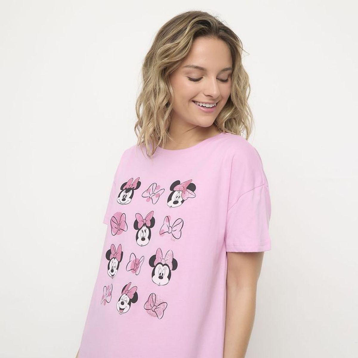 DISNEY - Camison para Mujer Manga corta de Algodón Disney