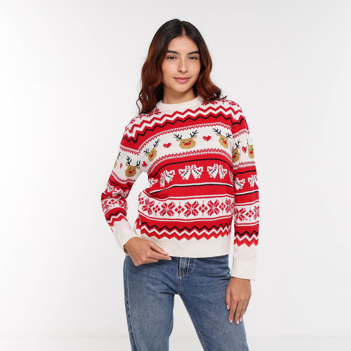 ELV - Saco Navideño para Niña con Estampado ELV