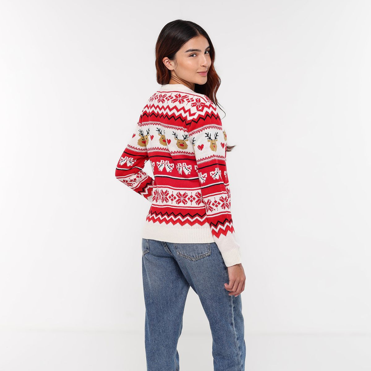 ELV - Saco Navideño para Niña con Estampado ELV