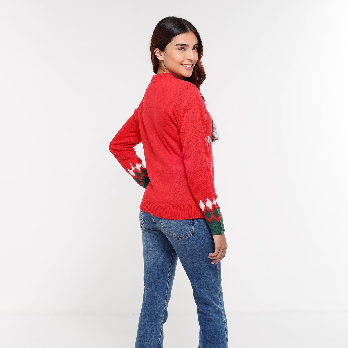 ELV - Saco Navideño para Niña con Estampado ELV