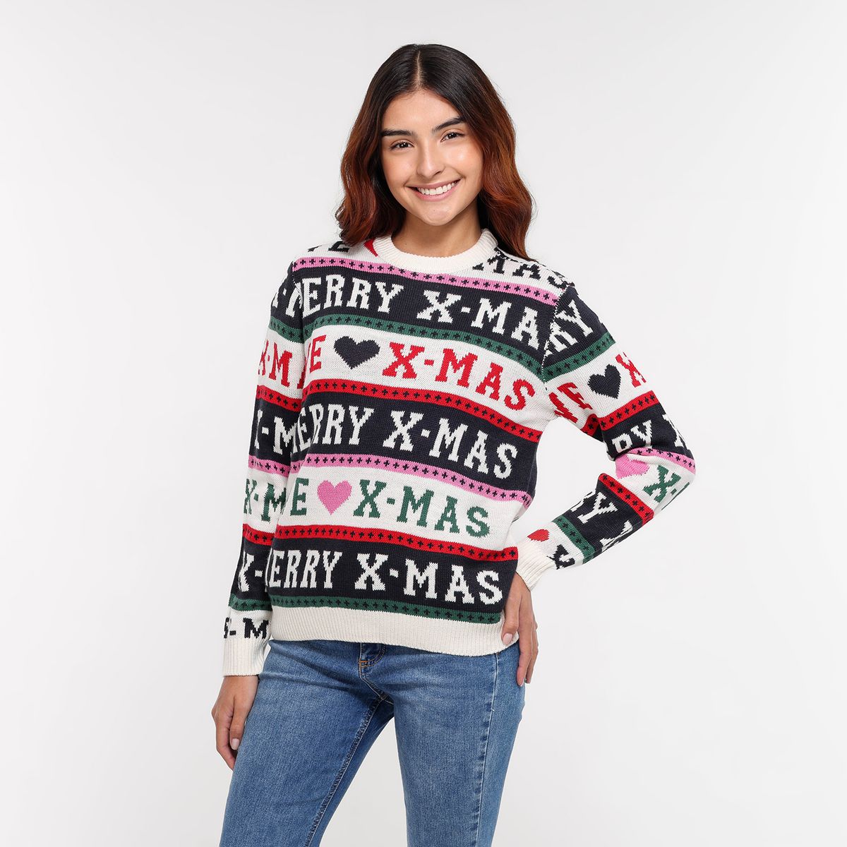 ELV - Saco Navideño para Niña con Estampado ELV