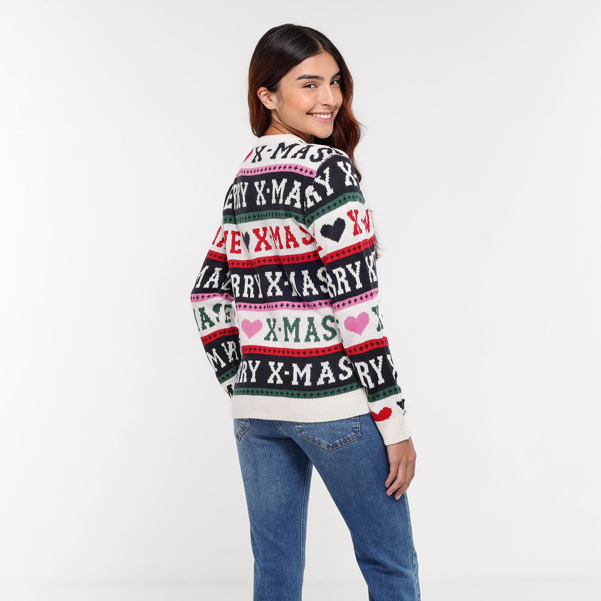 ELV - Saco Navideño para Niña con Estampado ELV