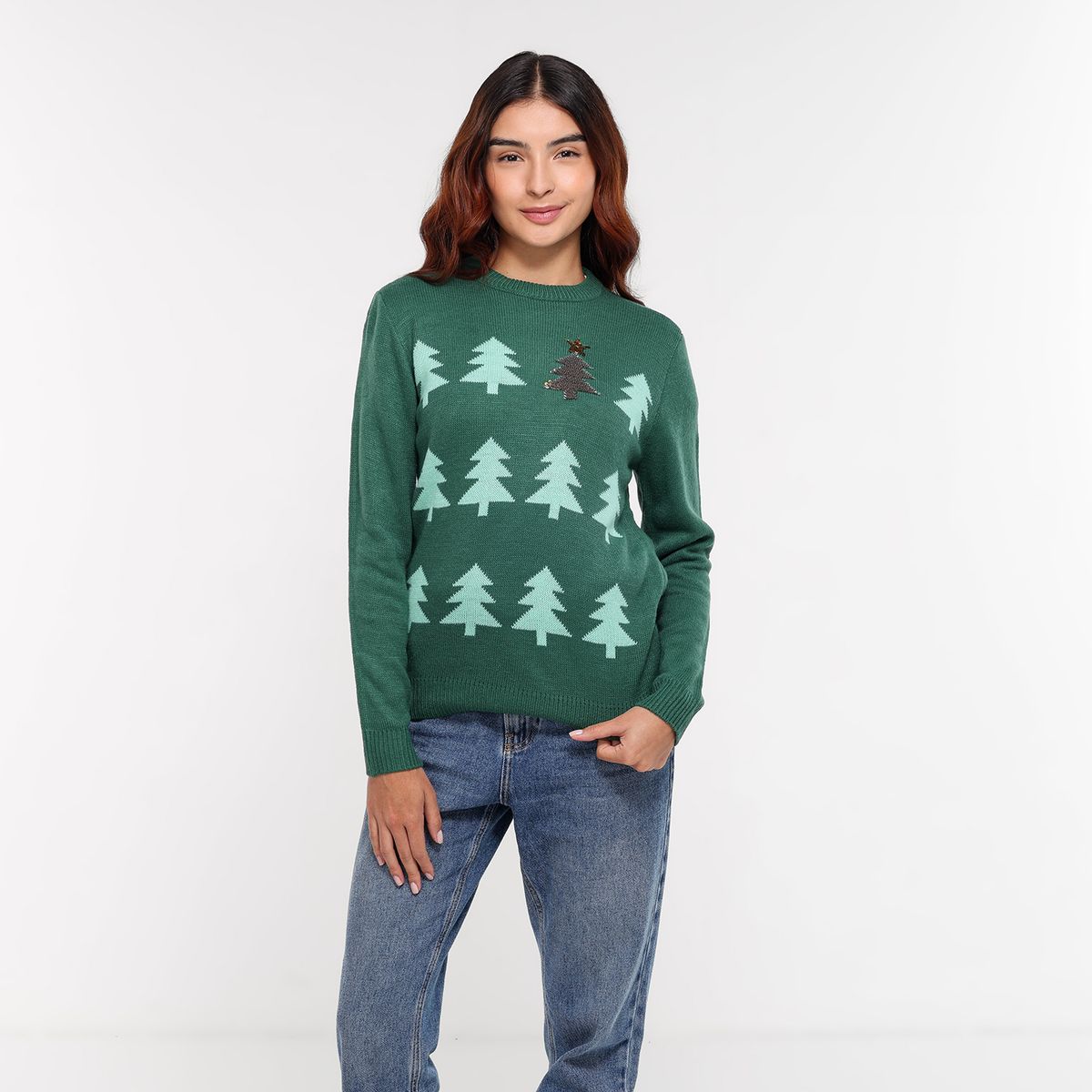 ELV - Saco Navideño para Niña con Estampado ELV