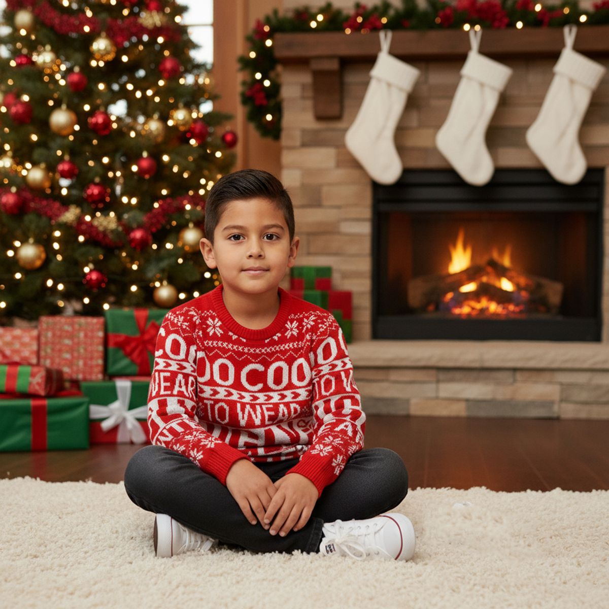 FEDERATION - Saco Navideño para Niño con Estampado Federation