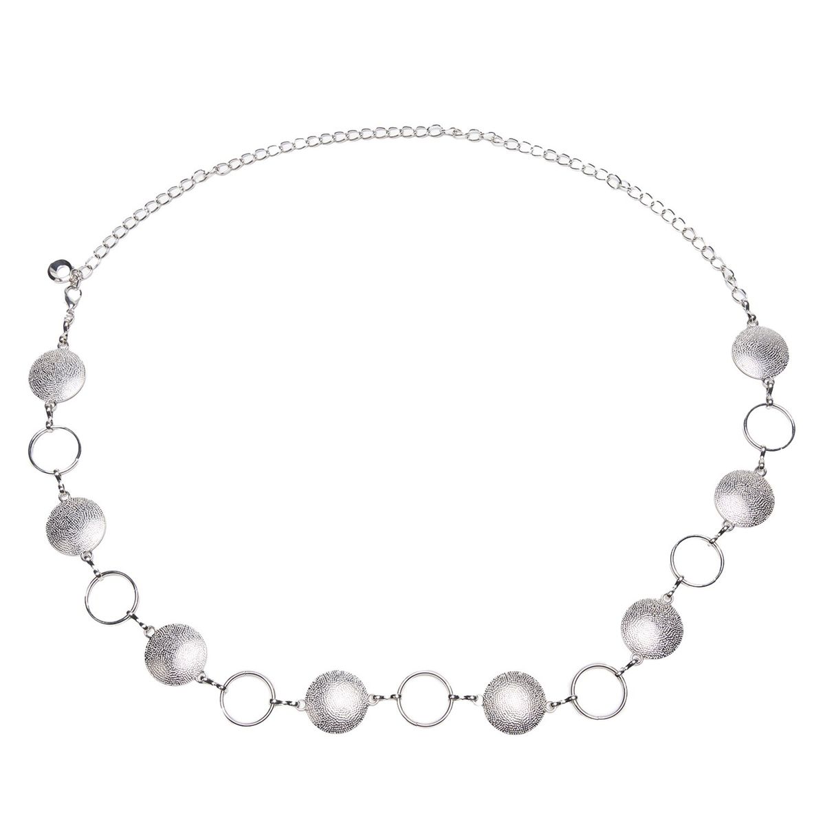 SYBILLA - Cinturón Sintet CIS100V26 SILVER SAS M/L