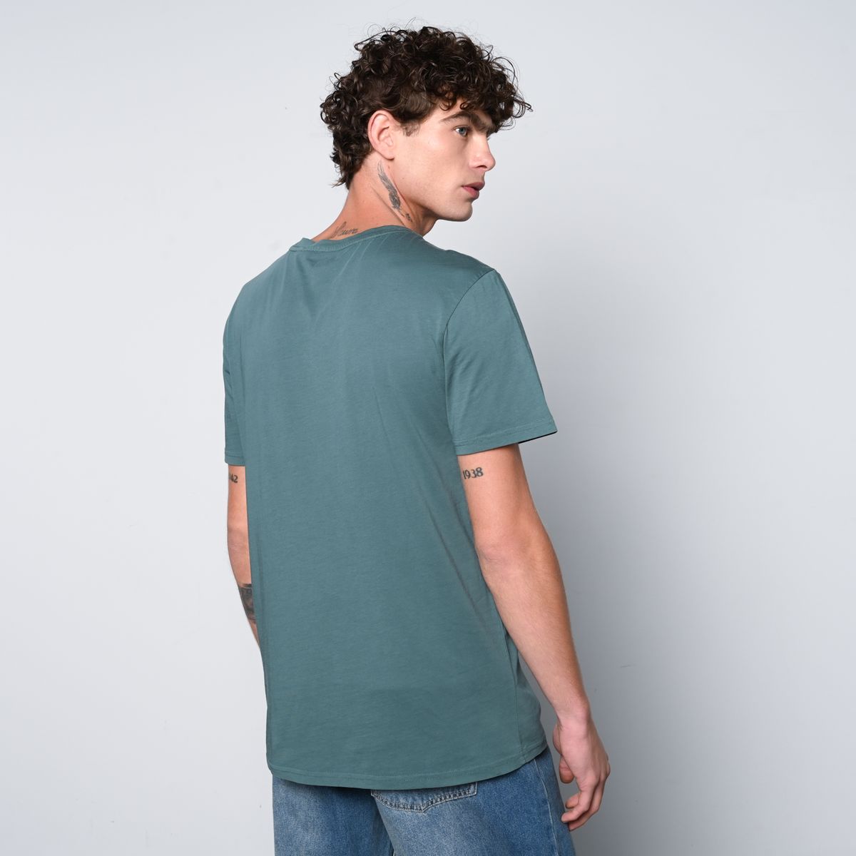 DENIMLAB - Camiseta Hombre Manga corta de Algodón Denimlab
