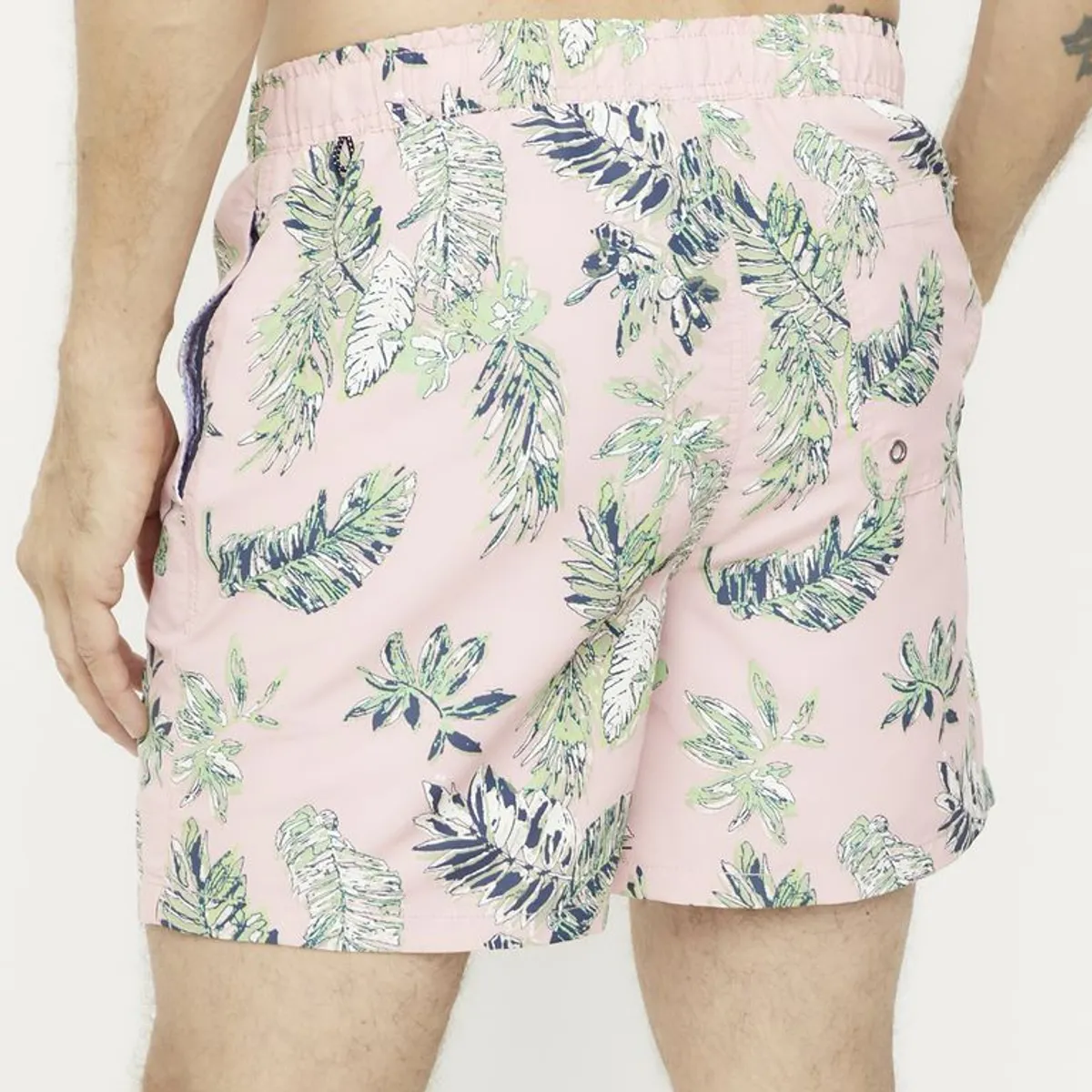 LA MARTINA - Pantaloneta de baño Hombre con Estampado Con forro La Martina