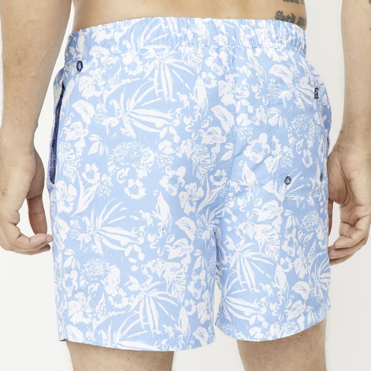 LA MARTINA - Pantaloneta de baño Hombre con Estampado Con forro La Martina