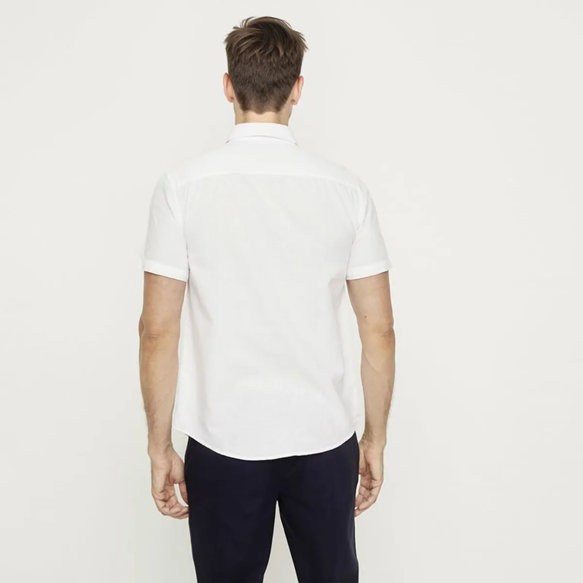 UNIVERSITY CLUB - Camisa Hombre Manga corta Slim fit de Lino University Club