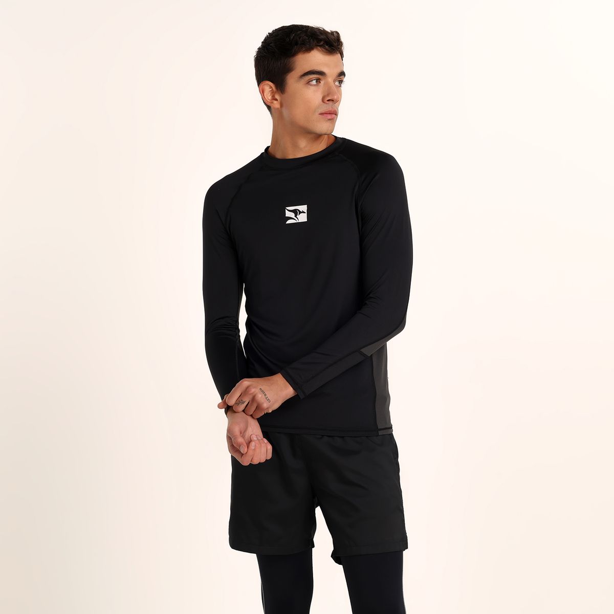 DOO AUSTRALIA - Camiseta Hombre Manga Larga con Logo Doo Australia