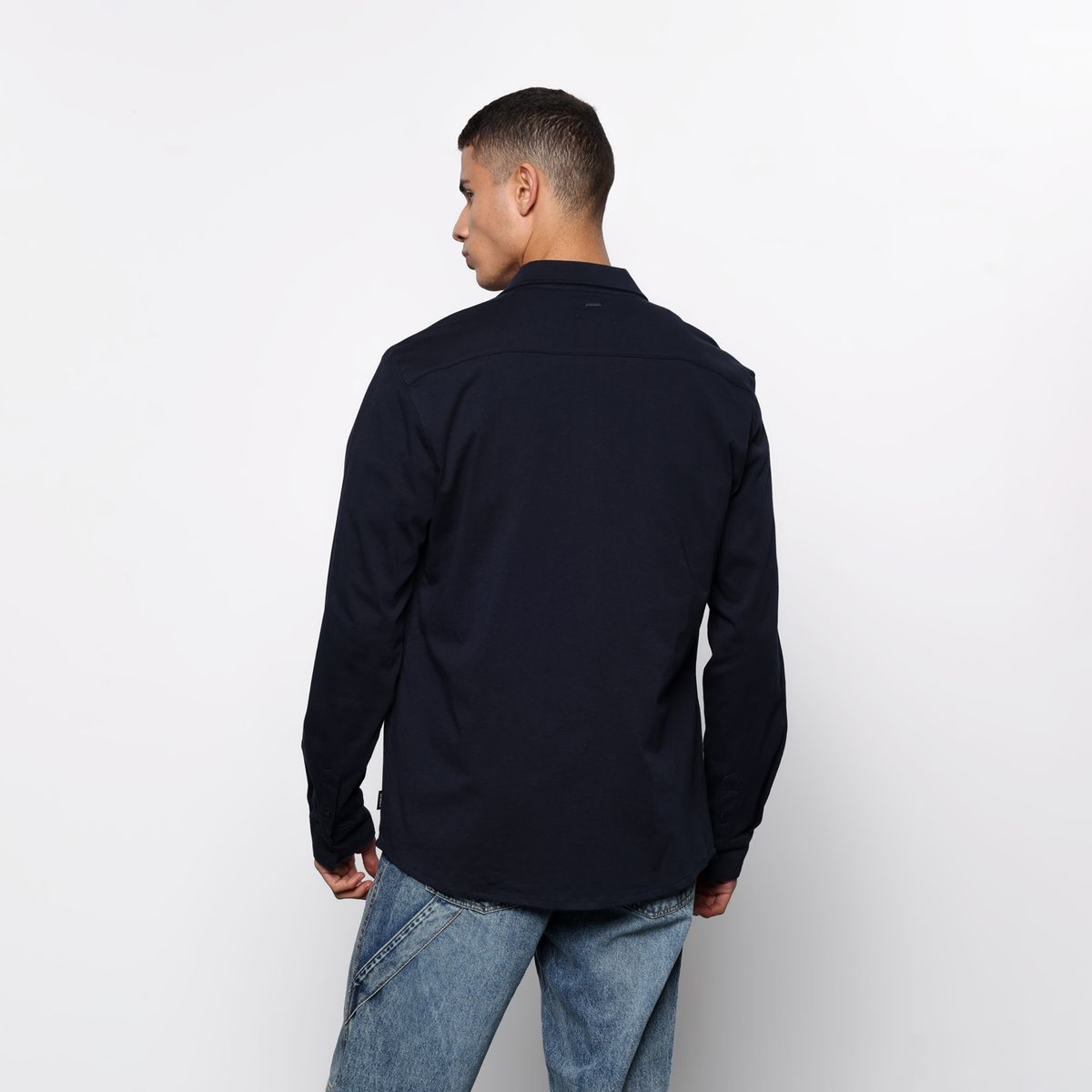 DENIMLAB - Camisa Hombre Manga larga de Algodón Denimlab