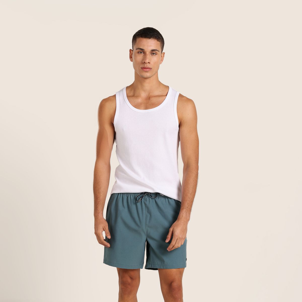 DENIMLAB - Pantaloneta de baño Hombre con Forro Denimlab