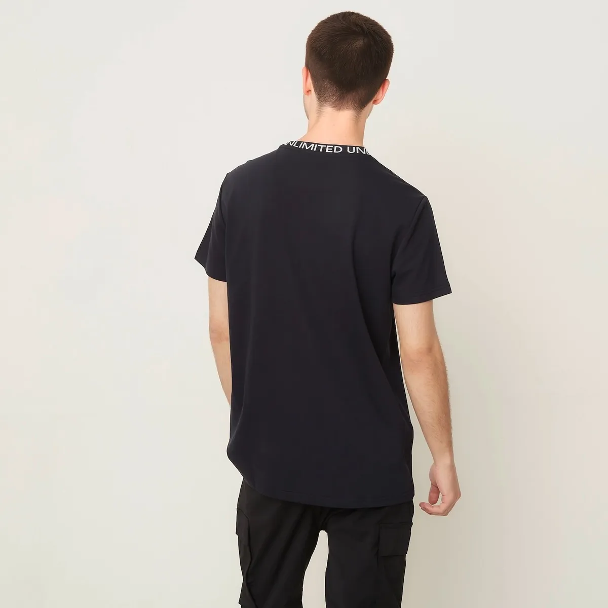 ECKO - Camiseta Hombre con Logo de Algodón Ecko