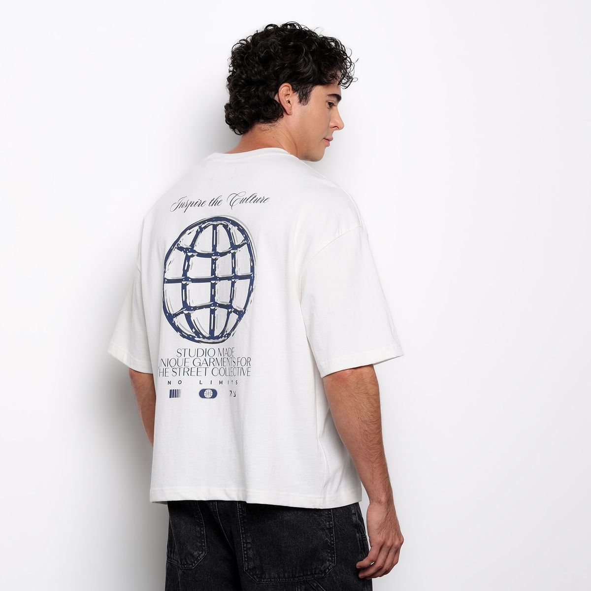 DENIMLAB - Camiseta Hombre con Logo de Algodón Denimlab