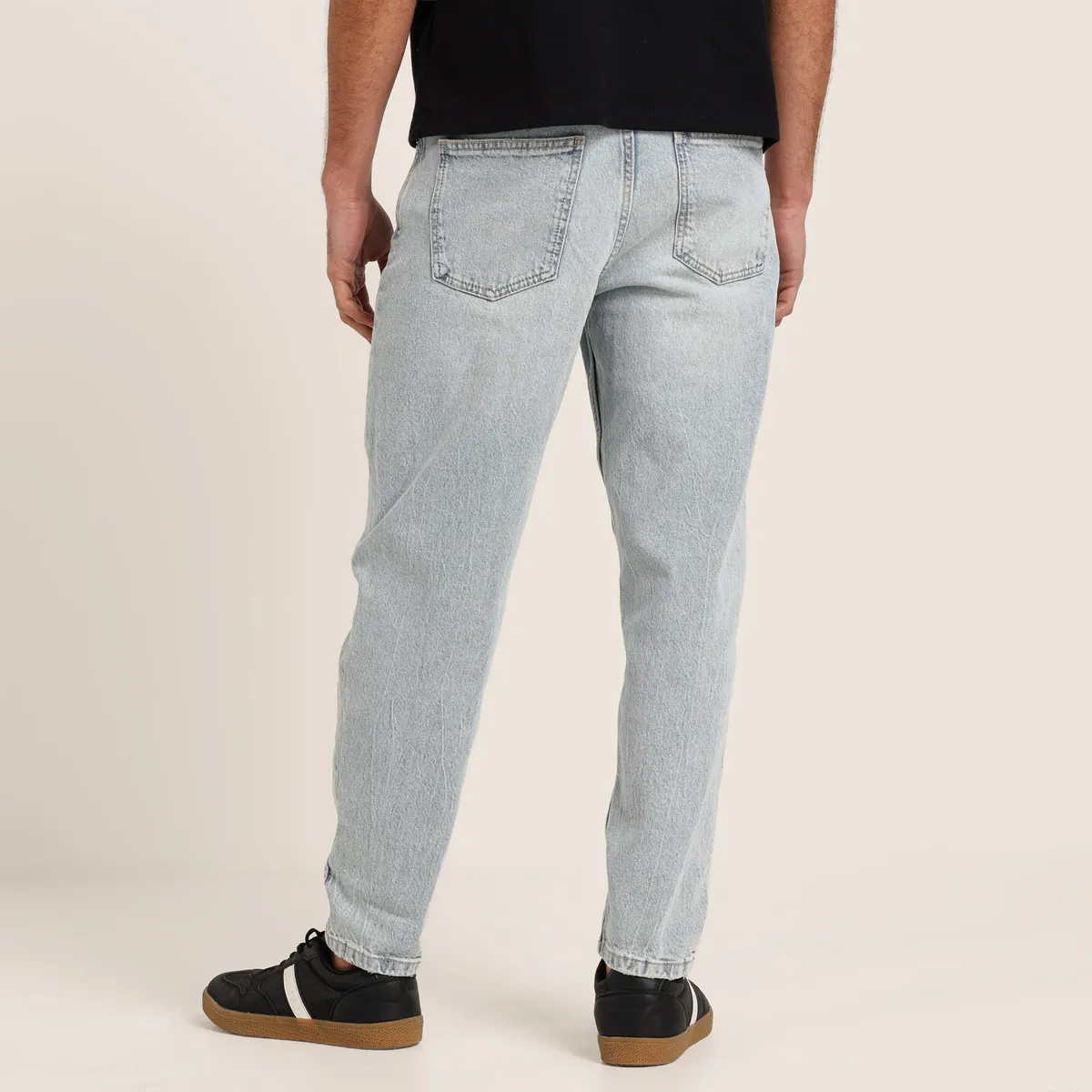 BEARCLIFF - Jean 5 Bolsillos Hombre Taper Largo 32 Bearcliff