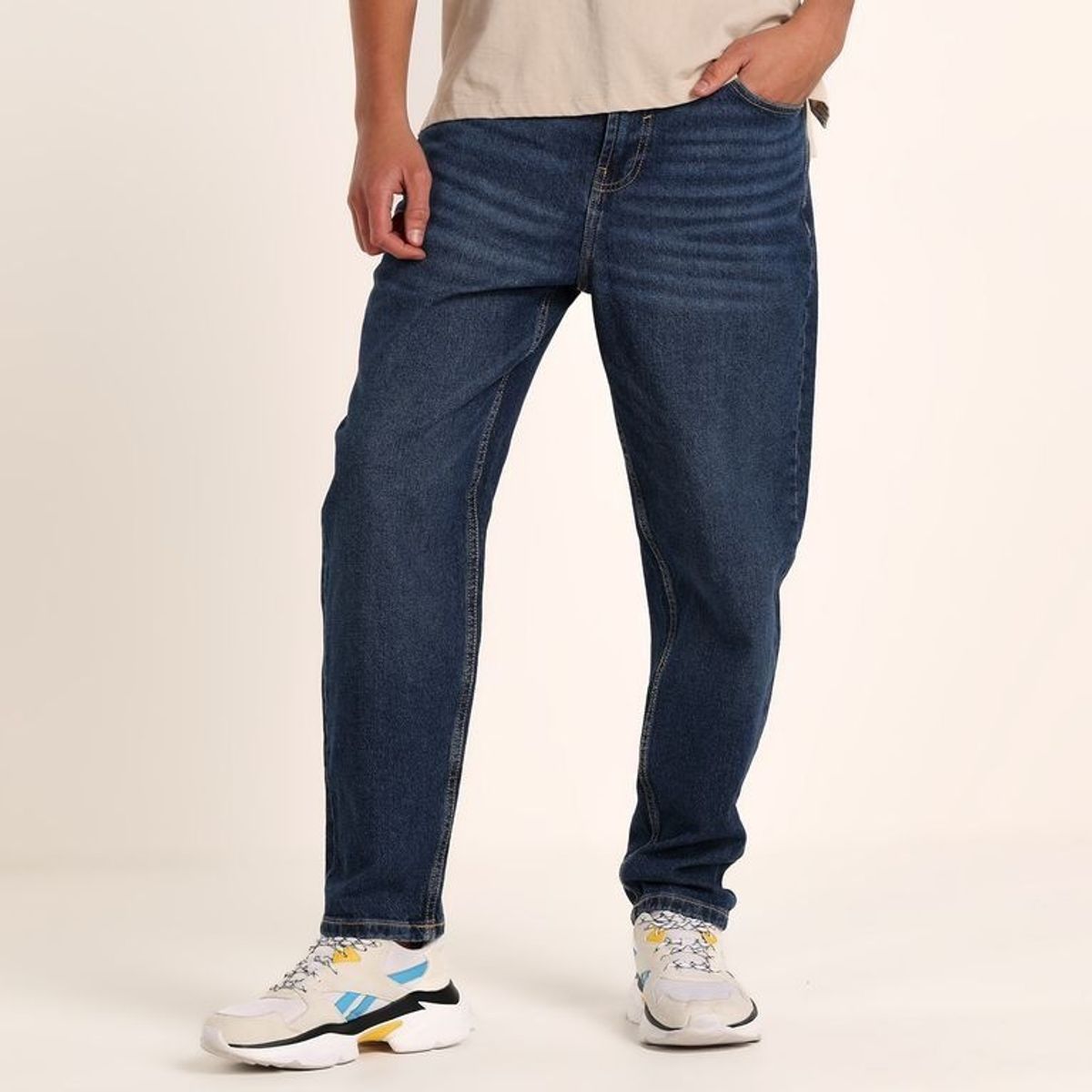 BEARCLIFF - Jean 5 Bolsillos Hombre Taper Largo 32 Bearcliff