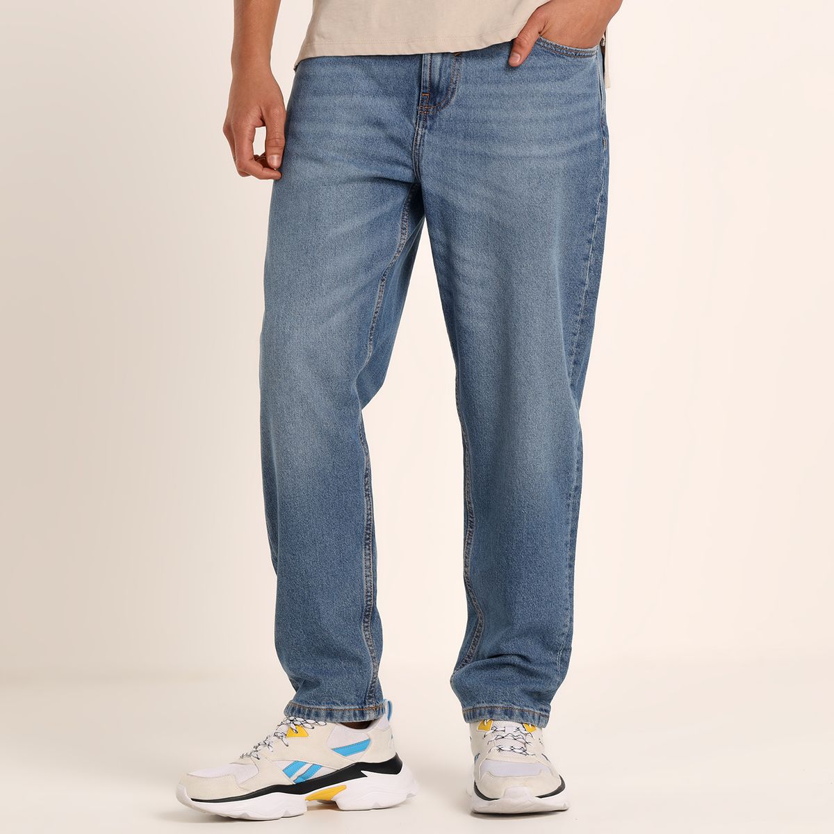 BEARCLIFF - Jean 5 Bolsillos Hombre Slim Largo 32 Bearcliff