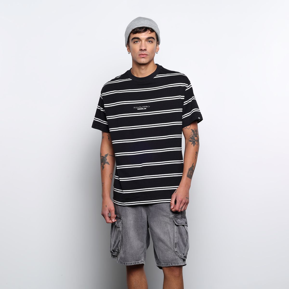 DENIMLAB - Bermuda Hombre Cargo Denimlab