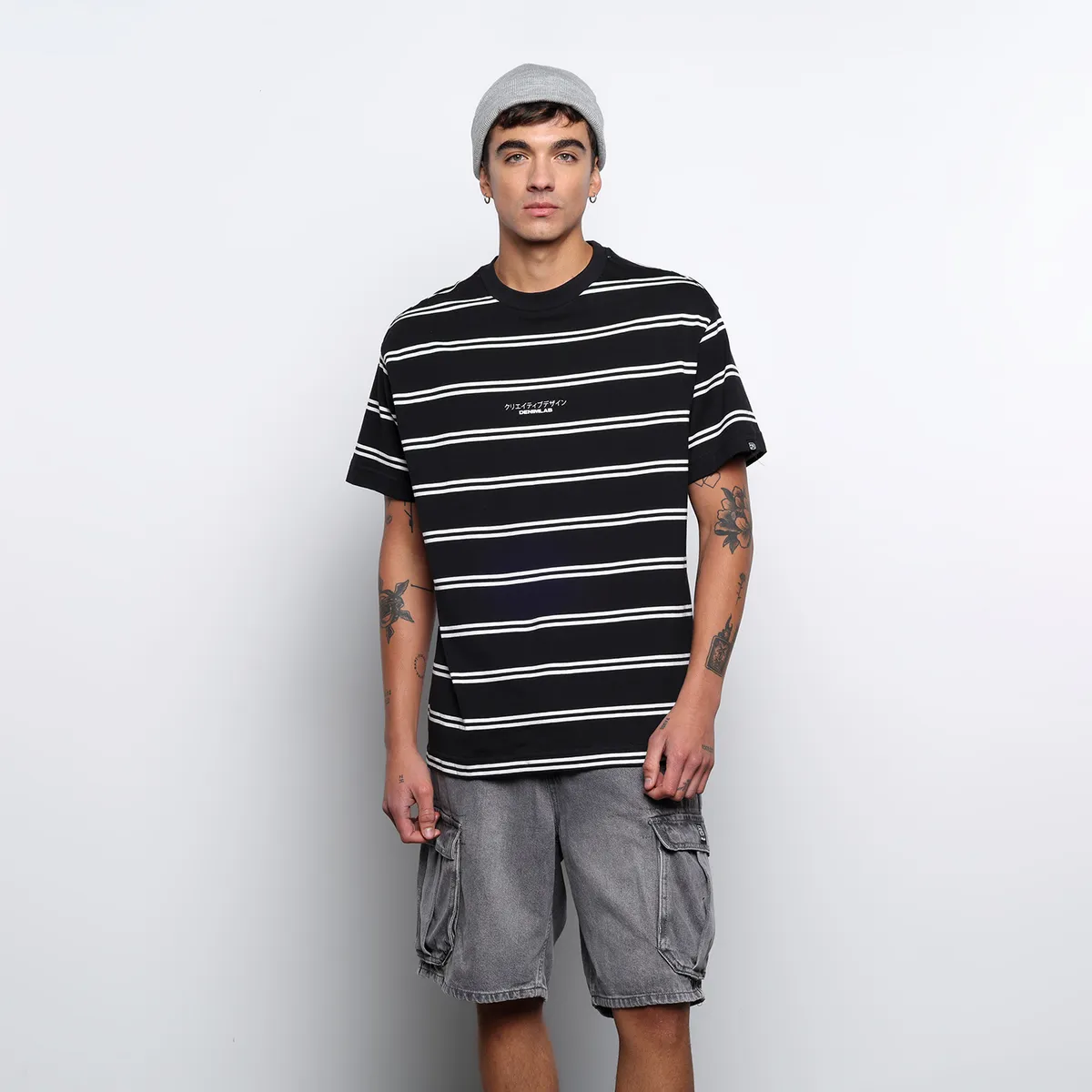 DENIMLAB - Bermuda Hombre Cargo Denimlab