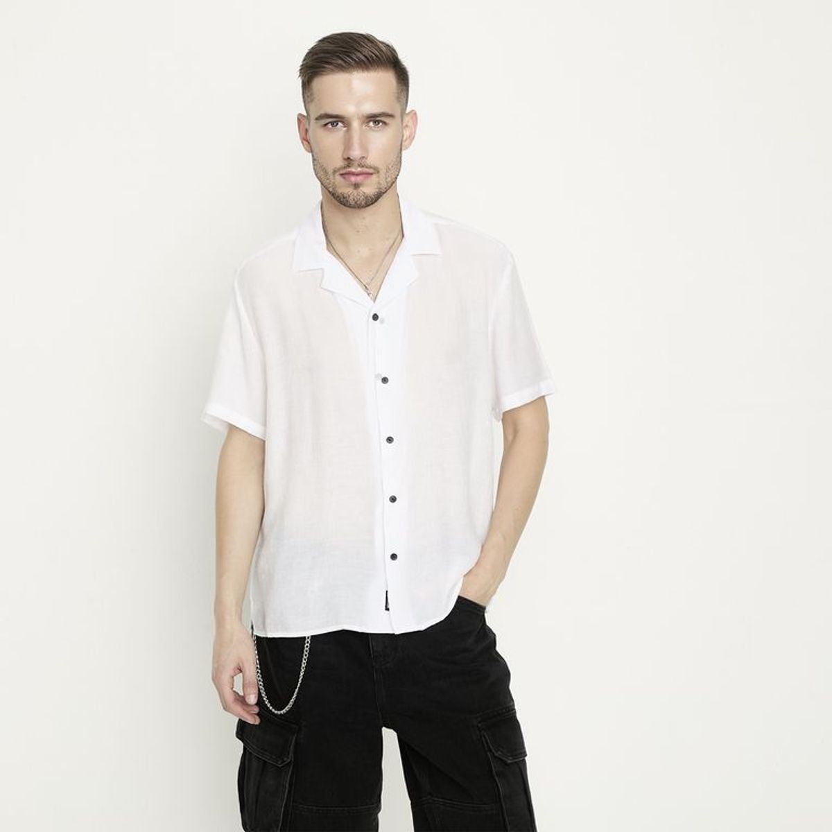 MOSSIMO - Camisa Hombre Manga corta Mossimo
