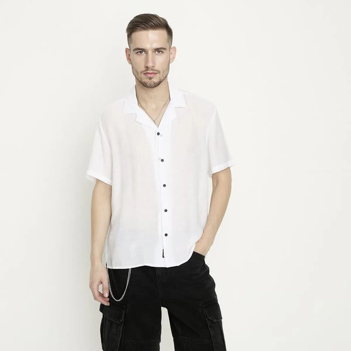 MOSSIMO - Camisa Hombre Manga corta Mossimo