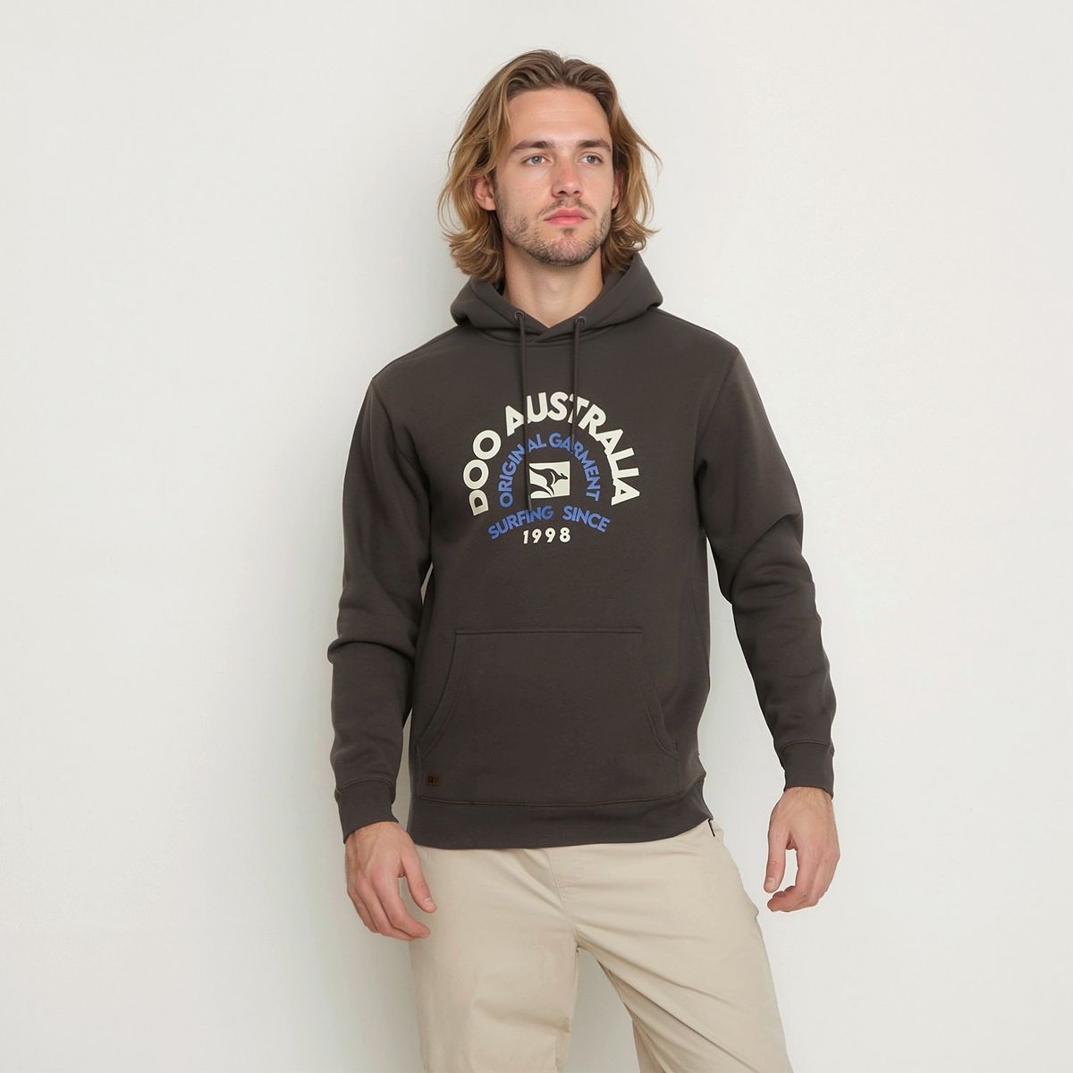 DOO AUSTRALIA - Hoodie Hombre con Estampado de Algodón Doo Australia