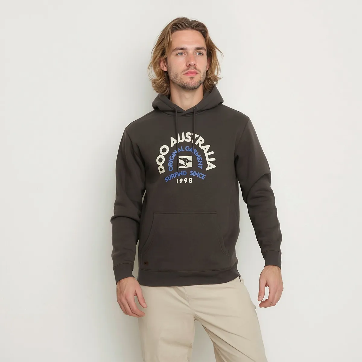 DOO AUSTRALIA - Hoodie Hombre con Estampado de Algodón Doo Australia