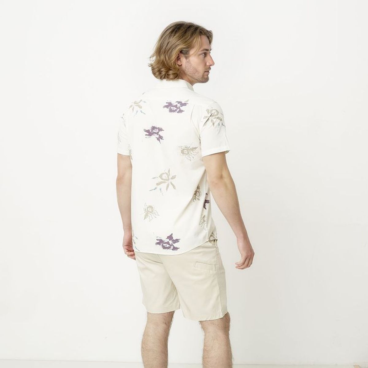 DOO AUSTRALIA - Camisa Hombre con Estampado Manga corta de Algodón Doo Australia