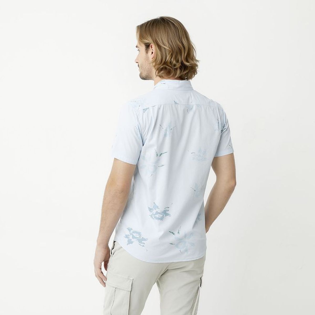 DOO AUSTRALIA - Camisa Hombre con Estampado Manga corta de Algodón Doo Australia