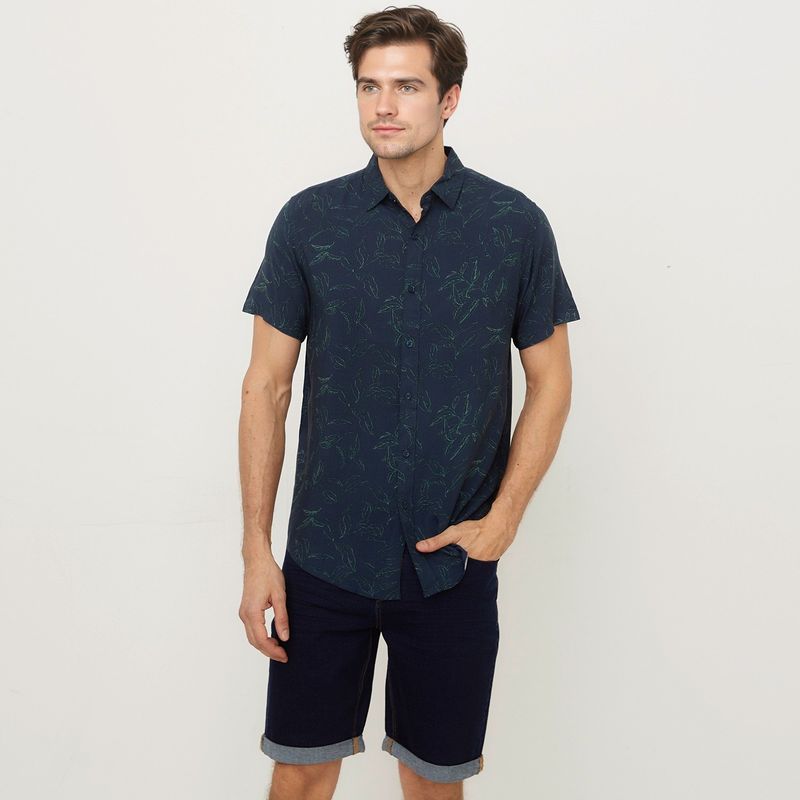 NEWPORT - Camisa Hombre Manga corta Regular fit Newport