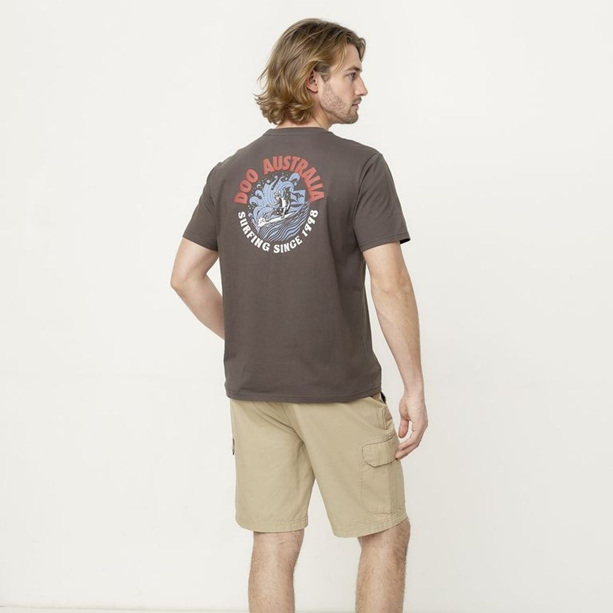 DOO AUSTRALIA - Camiseta Hombre con Estampado de Algodón Doo Australia